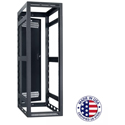 Photo of Lowell LGR-3532 35RU Gangable / Open-Frame Rack w/ Rear Door / 32 Inch Deep