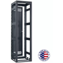 Lowell LGR-4427 44RU Gangable / Open-Frame Rack w/ Rear Door / 27 Inch Deep