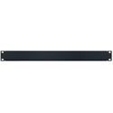 Lowell SEP-1CC 1RU Steel Blank Panel / Smooth Black / 12 each
