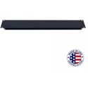 Photo of Lowell SEP-2CC 2RU Steel Blank Panel / Smooth Black / 12 each