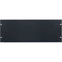 Lowell SEP-4CC 4RU Steel Blank Panel / Smooth Black / 6 each