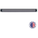 Photo of Lowell SVP-1 1RU Steel Vent Panel / Black / 35 Percent Open Area