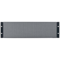 Lowell SVP-3CC 3RU Steel Vent Panel / Black / 35 Percent Open Area/ 6 each