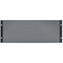 Photo of Lowell SVP-4 4RU Steel Vent Panel / Black / 35 Percent Open Area