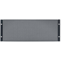 Lowell SVP-4 4RU Steel Vent Panel / Black / 35 Percent Open Area