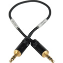 Sescom DSLR Cable 3.5mm TRS Balanced Male to 3.5mm TRS Balanced Male Line to Mic - 9 Inch