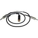 Sescom LN2MIC-ZMGH-MON DSLR Cable 3.5mm TRS Line to 2.5mm TRS Mic w/ 3.5mm Monitoring Tap for Zoom H4-PRO