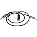 Sescom DSLR Cable 3.5mm TRS Line to 2.5mm TRS Mic w/ 3.5mm Monitoring Tap for Zoom H4-PRO