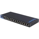 Linksys LGS116P 16-Port Business Desktop Gigabit PoEplus Ethernet Switch