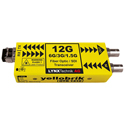 Photo of LYNX Technik Yellobrik OTR 1410 CW 12G SDI Fiber Optic Transceiver with Duplex LC/PC Connections - Singlemode - CWDM