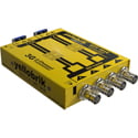 Photo of LYNX Technik OTT 1814 Yellobrik 3G-SDI 4-Channel Duplex LC/PC Fiber Optic Transmitter with Two SFPs