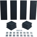 Primacoustic London 8 Room Kit (Black) - For Rooms 100 Square Feet