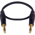 Sescom Audio Cable LoProfile Mogami Star-Quad 1/4-Inch TRS Balanced Male to 1/4-Inch TRS Balanced Male - 3 Foot