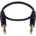 Sescom LOPRO-QPS-3 Audio Cable LoProfile Mogami Star-Quad 1/4 TRS Balanced Male to 1/4 TRS Balanced Male - 3 Foot