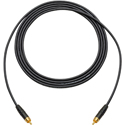 Sescom LOPRO-RCA-18IN Audio Cable LoProfile Mogami Star-Quad RCA Male to RCA Male - 1.5 Foot