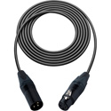 Photo of Sescom Low Profile XLR Cable - Mogami Star-Quad 3-Pin Male to Female - 1.5 Foot