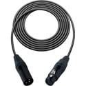 Sescom LOPRO-XLR-3 Low Profile XLR Cable - Mogami Star-Quad 3-Pin Male to Female - 3 Foot