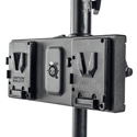 Litepanels 900-3618 Gemini Dual Battery Bracket - V Mount with XLR Cable