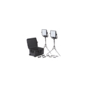 Litepanels 935-3203 Astra 3X Bi-Color LED Panel Traveler Duo V-Mount 2-Light Kit with Wireless DMX and Bluetooth