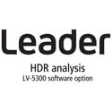 Leader LV5300-SER23 HDR - High Dynamic Range PQ Option for LV5300 - HLG & SLOG-3 Monitoring (software)