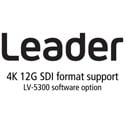 Leader LV5300-SER28 4K and 6G - 12G-SDI Option for LV5300 (software)