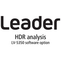 Photo of Leader LV5350-SER23 HDR - High Dynamic Range PQ - HLG and SLOG-3 monitoring (software option )