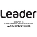 Leader LV5600-SER02 SDI Inputs (4) Plus Eye Pattern & Jitter Measurements - Closed Captions and CIE Display (hardware)