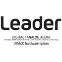 Leader LV5600-SER03 Digital / Analog Audio - 16CH Digital AES/EBU Audio I/O - 8CH Analog Audio I/O for LV5600 (hardware)