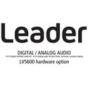 Photo of Leader LV5600-SER03 Digital / Analog Audio - 16CH Digital AES/EBU Audio I/O - 8CH Analog Audio I/O for LV5600 (hardware)