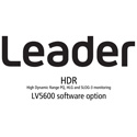 Leader LV5600-SER23 HDR - High Dynamic Range PQ HLG and SLOG-3 Monitoring for LV5600 (software)
