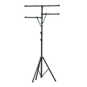 Lighting Stand with Side Bars Black Finish