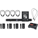 Photo of Listen Technologies LWS-04-A1-D 2-Channel Wi-Fi System with Four Receivers - Dante