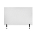 Photo of Luxor DIVCL-4830F RECLAIM Acrylic Sneeze Guard 48x30-Inch Frosted Divider with 2 Side Desk Clamps