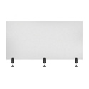 Photo of Luxor DIVCL-6030F RECLAIM Acrylic Sneeze Guard 60x30-Inch Frosted Divider with 2 Side Desk Clamps