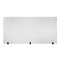 Photo of Luxor DIVTT-6030F RECLAIM Acrylic Sneeze Guard 60x30-Inch Frosted Divider with 3 Tabletop Feet