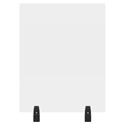 Photo of Luxor DIVWT-2430C RECLAIM Acrylic Sneeze Guard 24x30-Inch Clear Divider with 2 Divider Wall Top Clamps