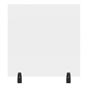 Photo of Luxor DIVWT-2430C RECLAIM Acrylic Sneeze Guard 30x30-Inch Clear Divider with 2 Divider Wall Top Clamps