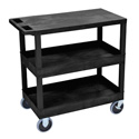 Photo of Luxor EC211HD-B Three Shelf Utility Cart