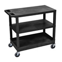 Photo of Luxor EC221-B Three Shelf Utility Cart