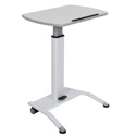 Luxor LX-PNADJ-WH - Pneumatic Height Adjustable Lectern