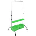 Photo of Luxor MB3040WBIN Classroom Chart Stand with Storage Bins