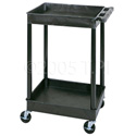 Photo of Black 18x24 Two Shelf Tub Cart