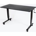 Luxor STANDCF60-BK/BO Crank Adjustable Stand Up Desk