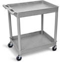 Photo of Gray 32x24 Two Shelf Tub Cart