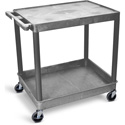 Photo of Luxor TC21 Gray 32x24 Two Shelf Tub Cart