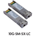Luxul 10G-SM-SX-LC 10Gb Bi-Directional Singlemode Fiber Simplex SFPplus Tranceiver Modules