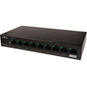 Luxul SW-100-08P 8-Port Gb PoE Unmanaged Ethernet Switch with Uplink - 92 Watt