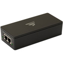Luxul Single Port Gigabit PoE/PoE+ Injector with Power Cord - Up to 30W Power Delivery