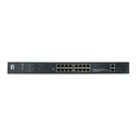 LevelOne GEP-2021 20-Port Gigabit PoE Switch with 16x PoE Outputs / 2x Gigabit RJ45 / 2x Gigabit SFP - 270W