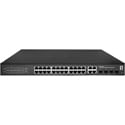 LevelOne GES-2128P Hilbert 28-Port Gigabit PoE Smart Lite Switch with 24x RJ45 / 4x SFP Inputs and Outputs